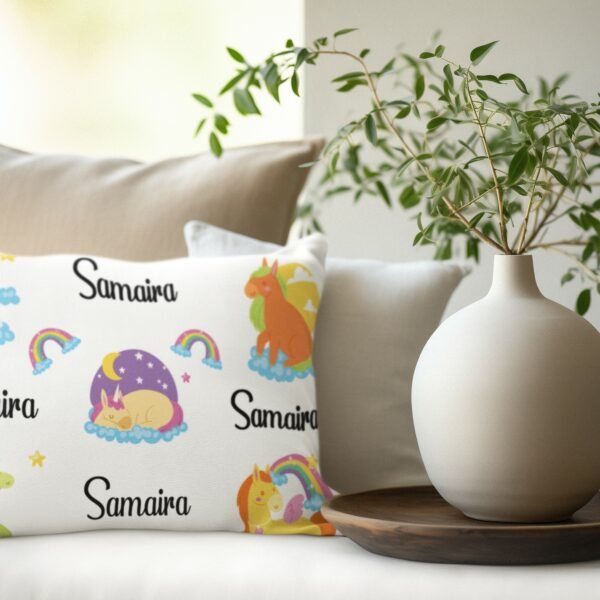 Personalised Kids Custom Name AOP Cushions Covers- Kids Cushion Covers