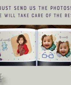 Alternative view of Custom Baby Photo Book - Baby Photo Album - Baby Milestones Book - Gifts for Baby - First Birthday Gifts
