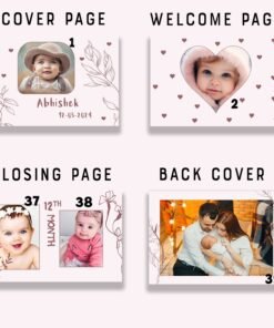 Alternative view of Custom Baby Photo Book - Baby Photo Album - Baby Milestones Book - Gifts for Baby - First Birthday Gifts
