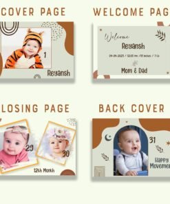 Alternative view of Custom Baby Photo Book - Baby Photo Album - Baby Milestones Book - Gifts for Baby - First Birthday Gifts