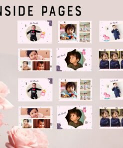 Alternative view of Custom Baby Photo Book - Baby Photo Album - Baby Milestones Book - Gifts for Baby - First Birthday Gifts