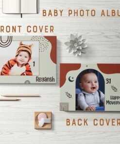 Custom Baby Photo Book - Baby Photo Album - Baby Milestones Book - Gifts for Baby - First Birthday Gifts