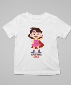 Siblings Matching T-Shirts – Personalized Rakhi Gifts for Kids