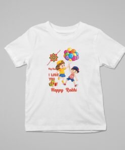 Siblings Matching T-Shirts – Personalized Rakhi Gifts for Kids