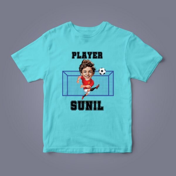Kids Custom Photo T-Shirts - Kids Caricature Photo T-Shirts - Personalised Gifts for Kids