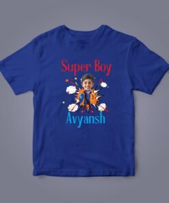 Kids Custom Photo T-Shirts - Kids Caricature Photo T-Shirts - Personalised Gifts for Kids