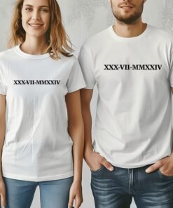 Wedding Date Couple T-Shirts – Customized & Unique