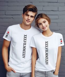 Matching Couple T-Shirts for Anniversary Celebrations