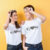 Personalised Couple T Shirts for Pre-Wedding Photoshoots