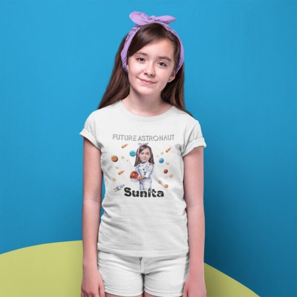 Alternative view of Kids Custom Photo T-Shirts - Kids Caricature Photo T-Shirts - Personalised Gifts for Kids