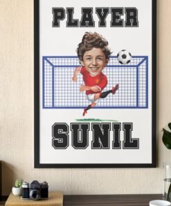 PERSONALIZED KIDS PHOTO CARICATURE WALL FRAMES – BIRTHDAY GIFTS FOR BOYS OR GIRLS