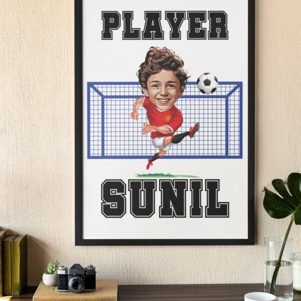 PERSONALIZED KIDS PHOTO CARICATURE WALL FRAMES – BIRTHDAY GIFTS FOR BOYS OR GIRLS