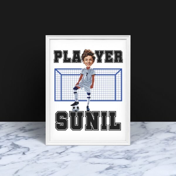 PERSONALIZED KIDS PHOTO CARICATURE WALL FRAMES – BIRTHDAY GIFTS FOR BOYS OR GIRLS
