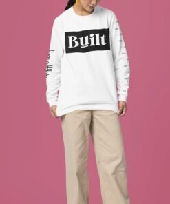 Alternative view of Built, Different, Sweatshirt With Wrist Design - Gifts For Her