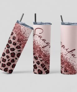 Personalised Custom Name Stainless Steel Tumbler Bottle - Gifts For Her