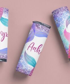 Personalised Custom Name Stainless Steel Tumbler Bottle - Gifts For Her