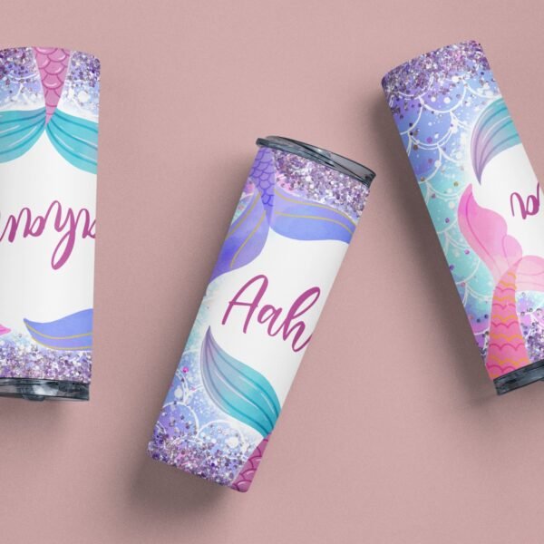 Personalised Custom Name Stainless Steel Tumbler Bottle - Gifts For Her