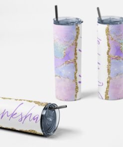 Personalised Custom Name Stainless Steel Tumbler Bottle - Gifts For Her