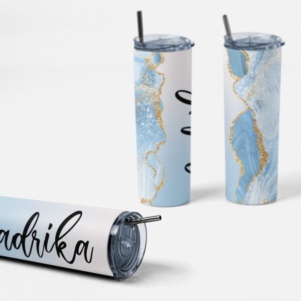 Personalised Custom Name Stainless Steel Tumbler Bottle - Gifts For Her