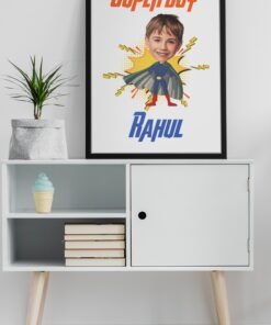 PERSONALIZED KIDS PHOTO CARICATURE WALL FRAMES – BIRTHDAY GIFTS FOR BOYS OR GIRLS