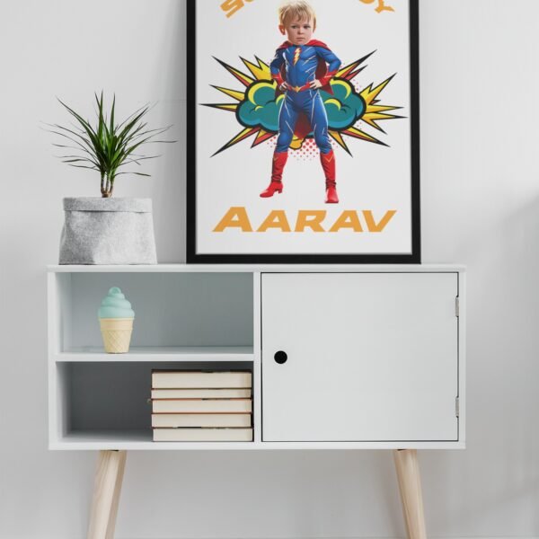 PERSONALIZED KIDS PHOTO CARICATURE WALL FRAMES – BIRTHDAY GIFTS FOR BOYS OR GIRLS