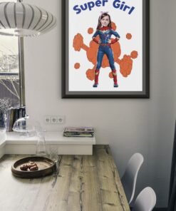 PERSONALIZED KIDS PHOTO CARICATURE WALL FRAMES – BIRTHDAY GIFTS FOR BOYS OR GIRLS