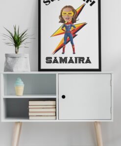 PERSONALIZED KIDS PHOTO CARICATURE WALL FRAMES – BIRTHDAY GIFTS FOR BOYS OR GIRLS