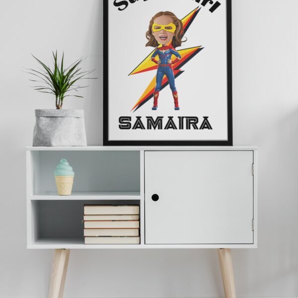 PERSONALIZED KIDS PHOTO CARICATURE WALL FRAMES – BIRTHDAY GIFTS FOR BOYS OR GIRLS