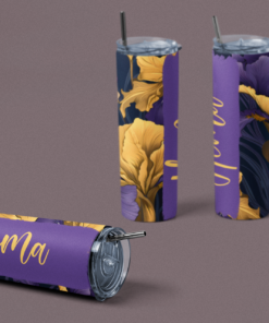 Personalised Custom Name Stainless Steel Tumbler Bottle - Gifts For Her