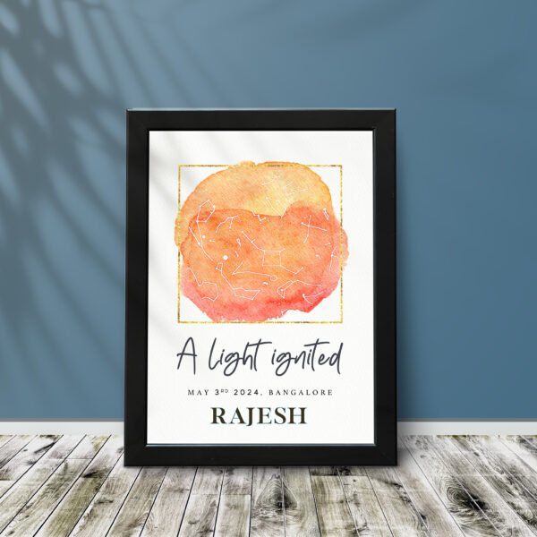 Personalized Star Map Frames | Unique Gifts for Him | Custom Home Decor