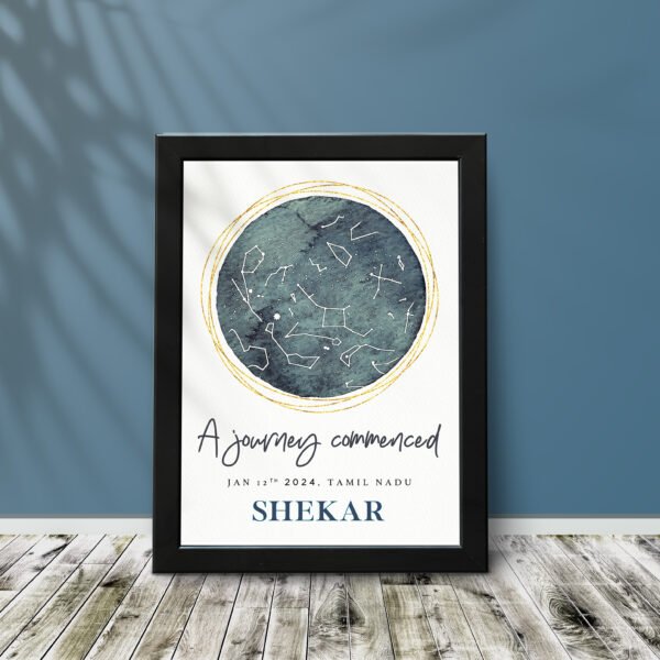 Personalized Star Map Frames | Unique Gifts for Him | Custom Home Decor