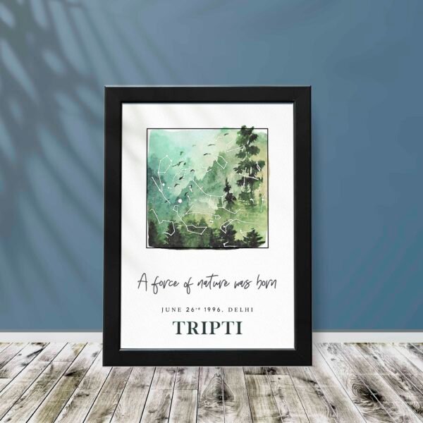 Personalized Star Map Frames | Unique Gifts for Her | Custom Home Decor