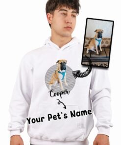 Personalised Pet Hoodies for Pet Lovers - Gifts for Pet Lovers & Pet Parents - Pet Portrait Hoodies