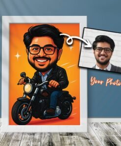 Alternative view of Couples Portrait Frames - Caricature Style - Gifts for Him & Her - Personalised Home Decor