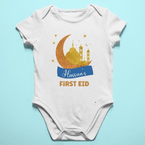 Custom Baby First Eid T-Shirts & Rompers – Eid Gifts for Baby
