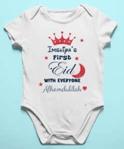 Custom Baby First Eid T-Shirts & Rompers – Eid Gifts for Baby