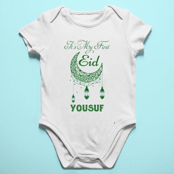 Custom Baby First Eid T-Shirts & Rompers – Eid Gifts for Baby