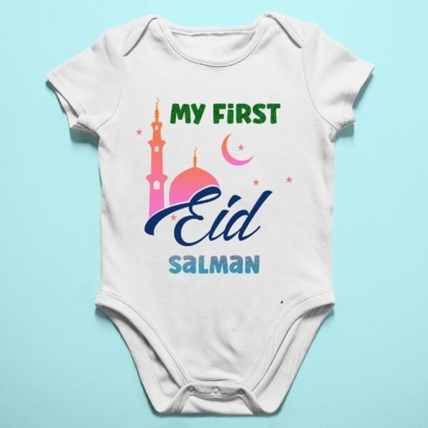 Custom Baby First Eid T-Shirts & Rompers – Eid Gifts for Baby