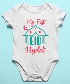 Custom Baby First Eid T-Shirts & Rompers – Eid Gifts for Baby