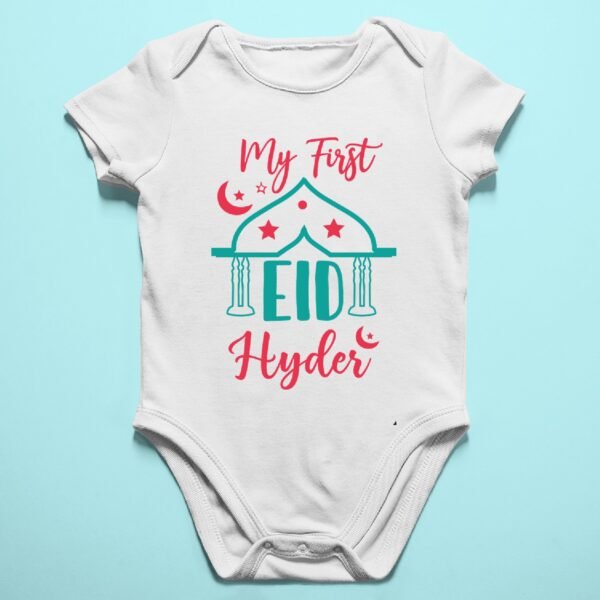 Custom Baby First Eid T-Shirts & Rompers – Eid Gifts for Baby