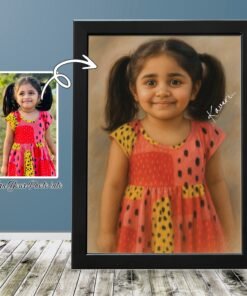Kids Custom Portrait Wall frames - Gift for Kids