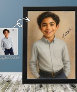 Alternative view of Kids Custom Portrait Wall frames - Gift for Kids