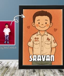 Alternative view of Kids Custom Portrait Wall frames - Gift for Kids