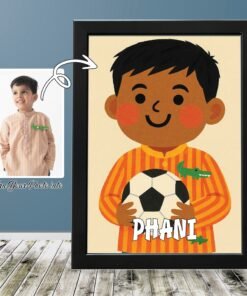 Kids Custom Portrait Wall frames - Gift for Kids