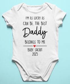 Personalized First Father’s Day Gifts – Rompers & T-Shirts