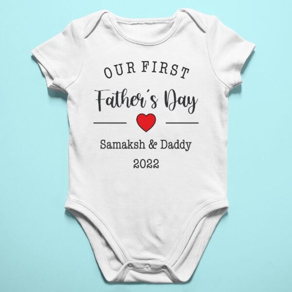 Personalized First Father’s Day Gifts – Rompers & T-Shirts