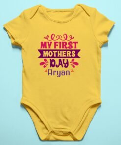 Personalized My First Mother’s Day Baby Rompers-Tshirts