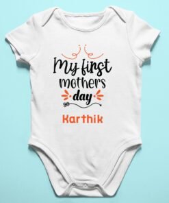 Personalized My First Mother’s Day Baby Rompers-Tshirts