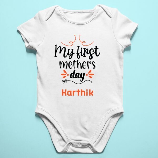 Personalized My First Mother’s Day Baby Rompers-Tshirts