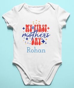 Personalized My First Mother’s Day Baby Rompers-Tshirts